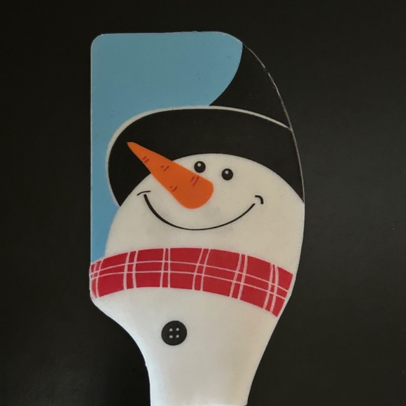 Wooden Snowman Spatula. NWOT - Picture 2 of 3